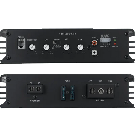 1 kanalo AB klasės garso stiprintuvas Ground Zero GZIA 1.600HPX-II, 700W