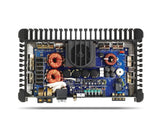1 kanalo D klasės garso stiprintuvas FOCAL POWER SYMMETRIC FPS 3000, 1500W - vidinė stiprintuvo plokštė su komponentais
