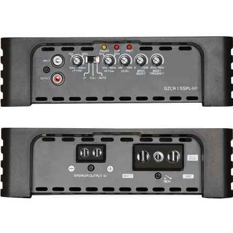 1 kanalo D klasės garso stiprintuvas Ground Zero GZCA 1.5SPL-M1, 1500W