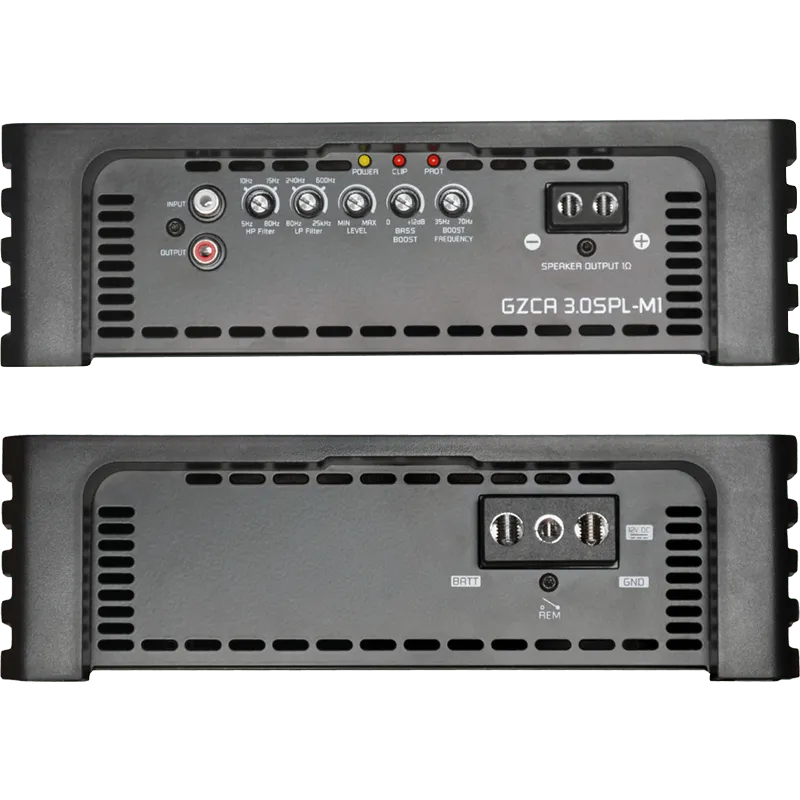 1 kanalo D klasės garso stiprintuvas Ground Zero GZCA 3.0SPL-M1, 3400W