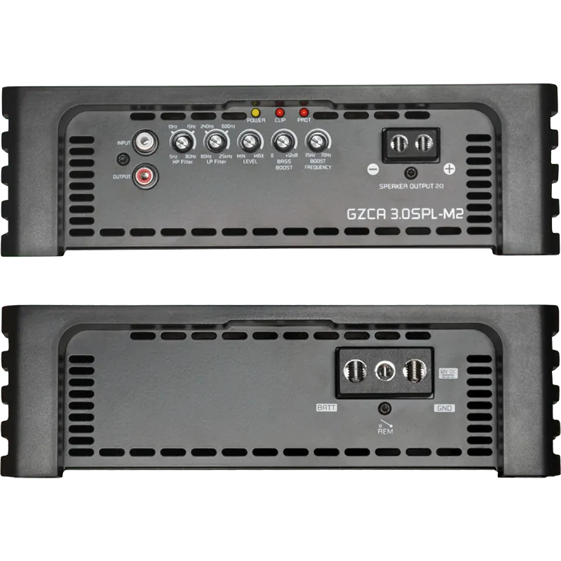 1 kanalo D klasės garso stiprintuvas Ground Zero GZCA 3.0SPL-M2, 3400W