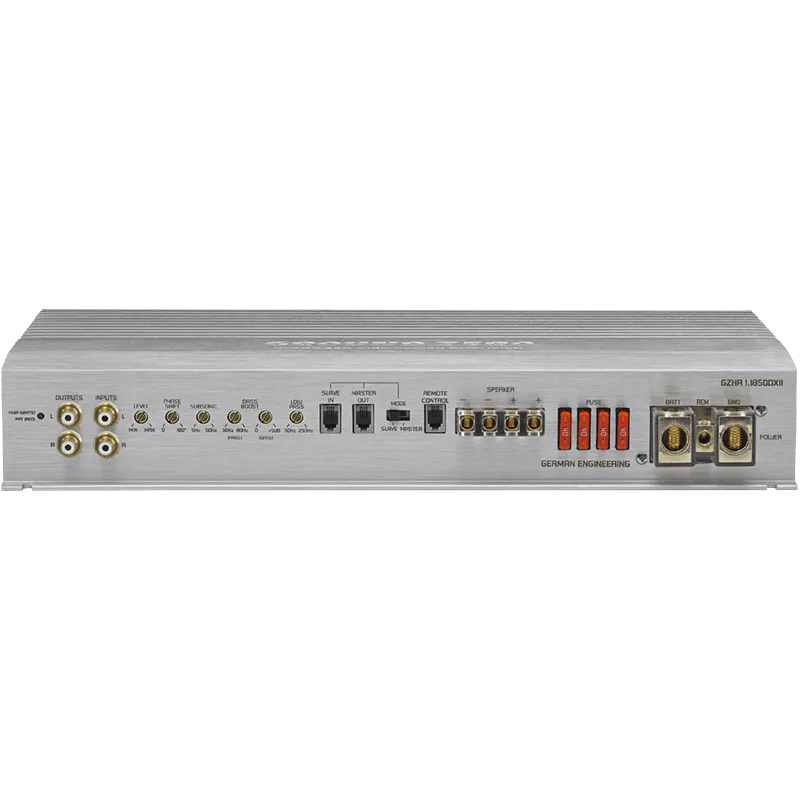 1 kanalo D klasės garso stiprintuvas Ground Zero GZHA 1.1850DXII, 2400W