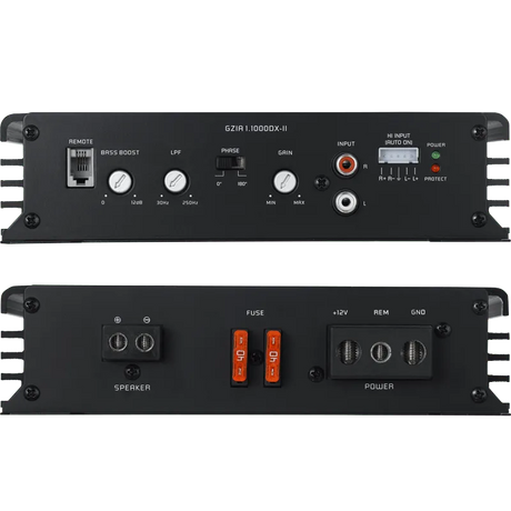 1 kanalo D klasės garso stiprintuvas Ground Zero GZIA 1.1000DX-II, 1200W