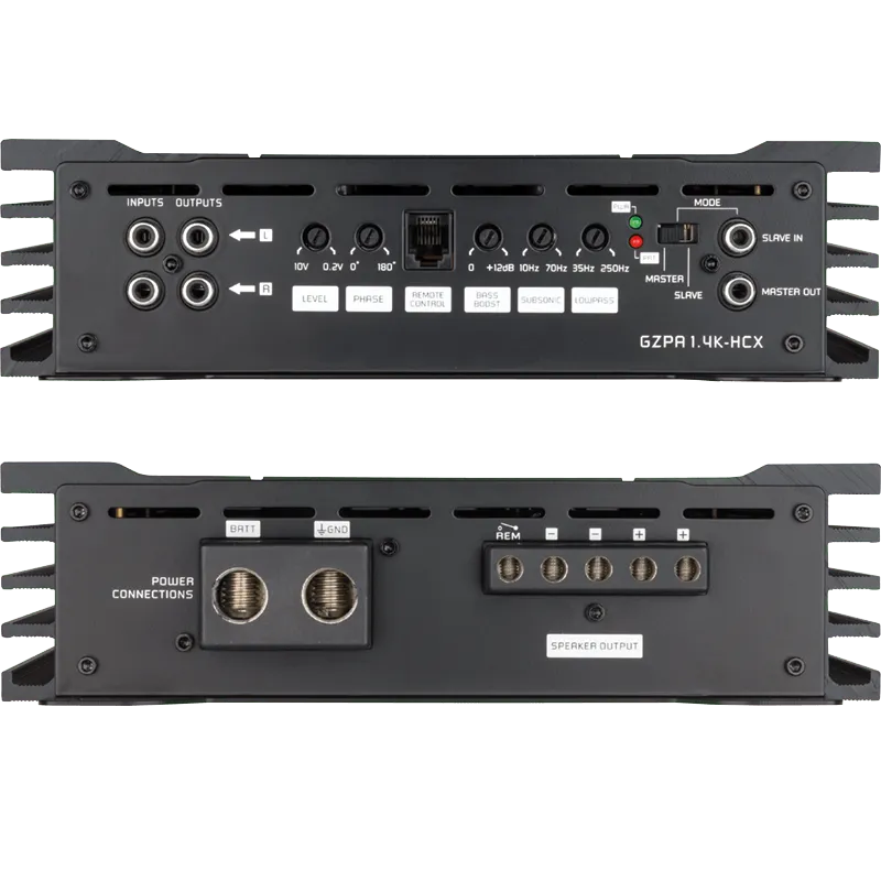 1 kanalo D klasės garso stiprintuvas Ground Zero GZPA 1.4K-HCX, 5000W