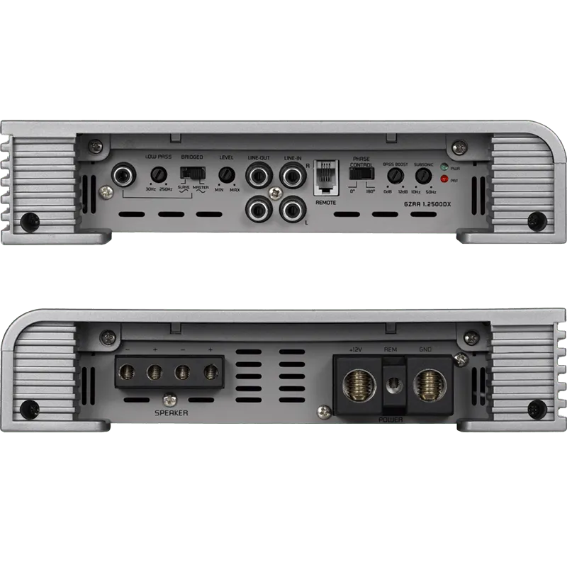 1 kanalo D klasės garso stiprintuvas Ground Zero GZRA 1.2500DX, 3000W
