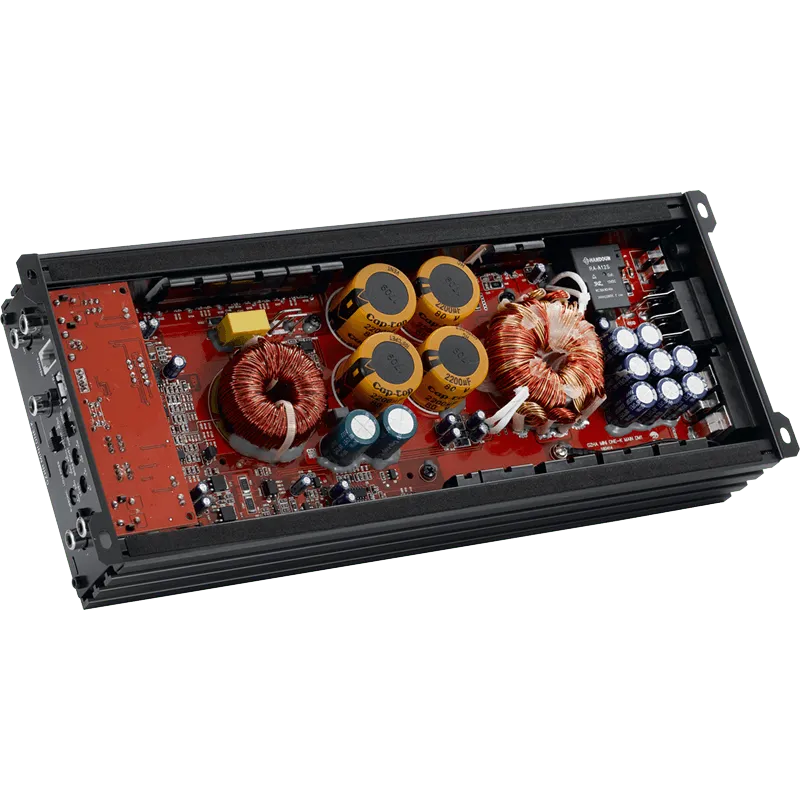 1 kanalo D klasės kompaktiškas garso stiprintuvas Ground Zero GZHA MINI ONE-K, 1200W