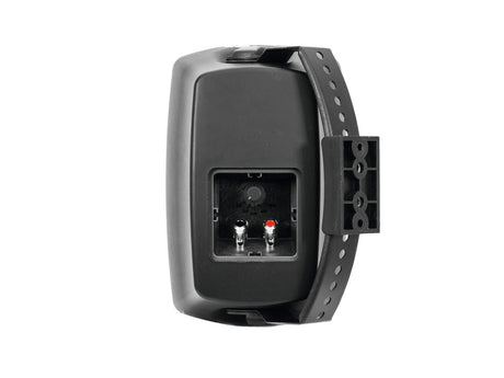 OMNITRONIC OD-5T Wall Speaker 100V black 2x - Galinė pusė su jungtimis ir laikikliu