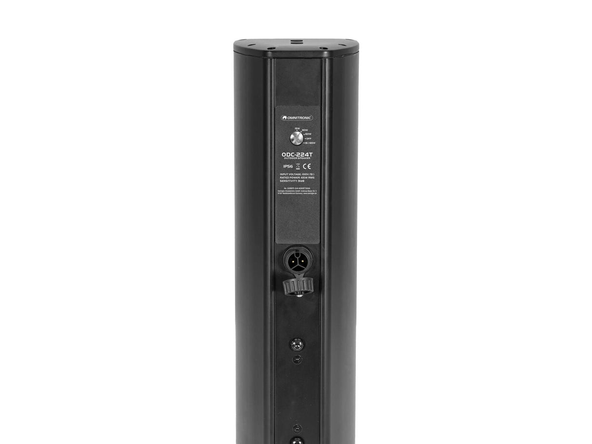 OMNITRONIC ODC-224T Lauko Koloninis Garsiakalbis juodas
