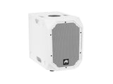 OMNITRONIC Set BOB-10A wh + 8x BOB-4 wh - Baltas garsiakalbis, kampas, grotelės, logotipas