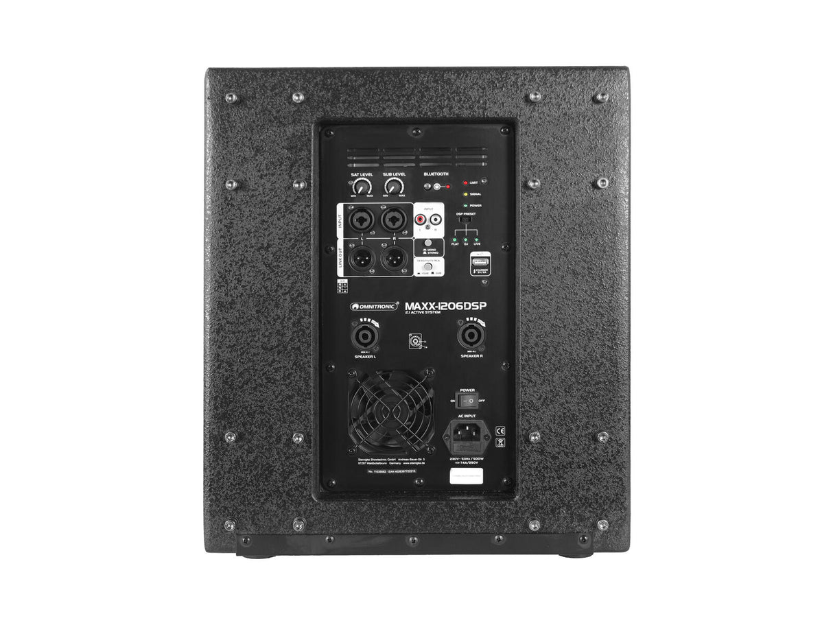 OMNITRONIC MAXX-1206DSP 2.1 aktyvus subwooferis 12"