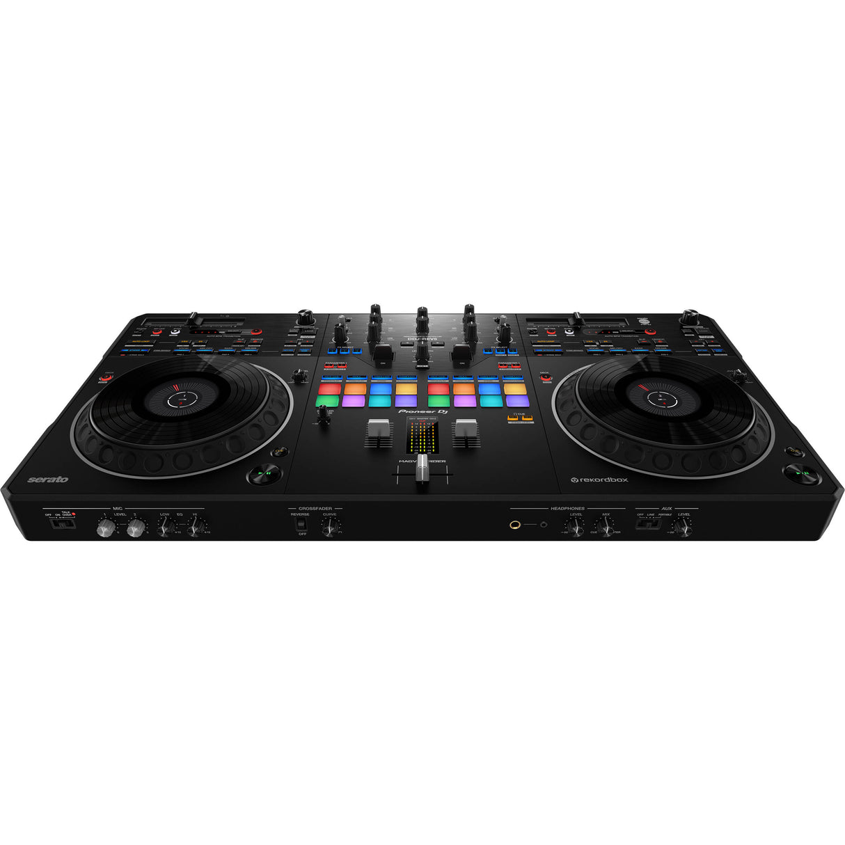 Pioneer DJ - DDJ-REV5 - Spalvingi mygtukai ir valdymo rankenėlės iš arti