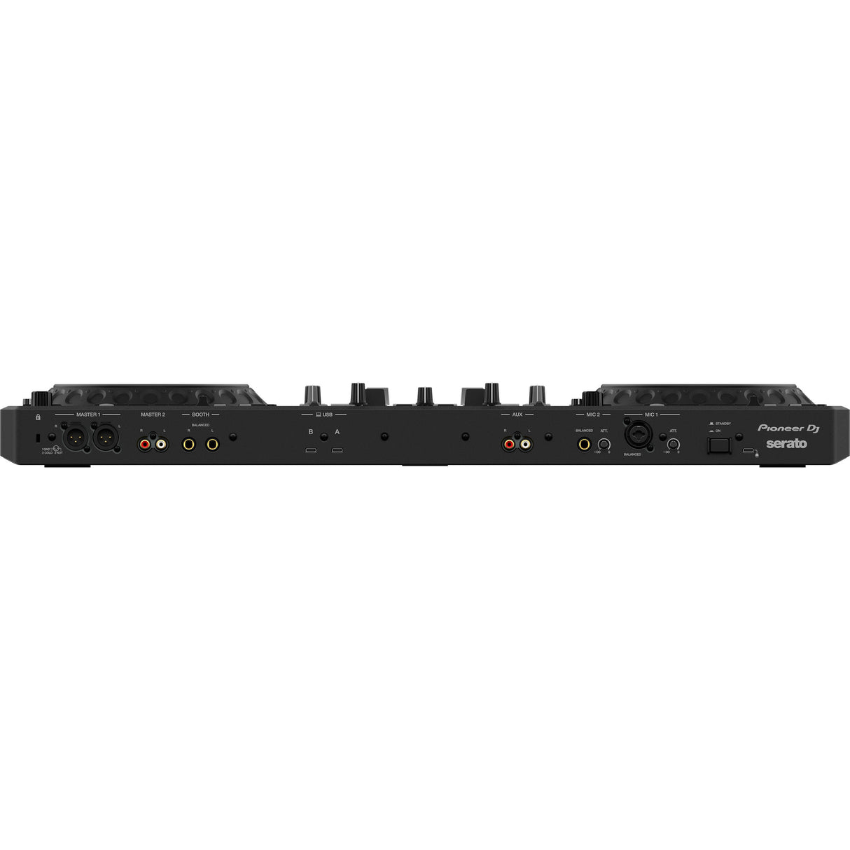 Pioneer DJ - DDJ-REV5 - USB-C ir XLR jungčių detalės