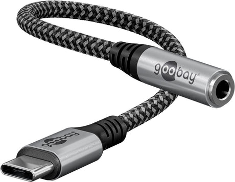 Goobay Adapter USB-C to Jack, USB-C į 3.5 mm ausinių AUX adapteris 