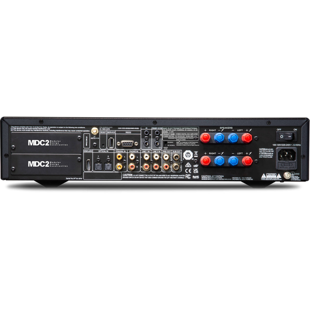 NAD C 379, hibridinis garso stiprintuvas su DAC