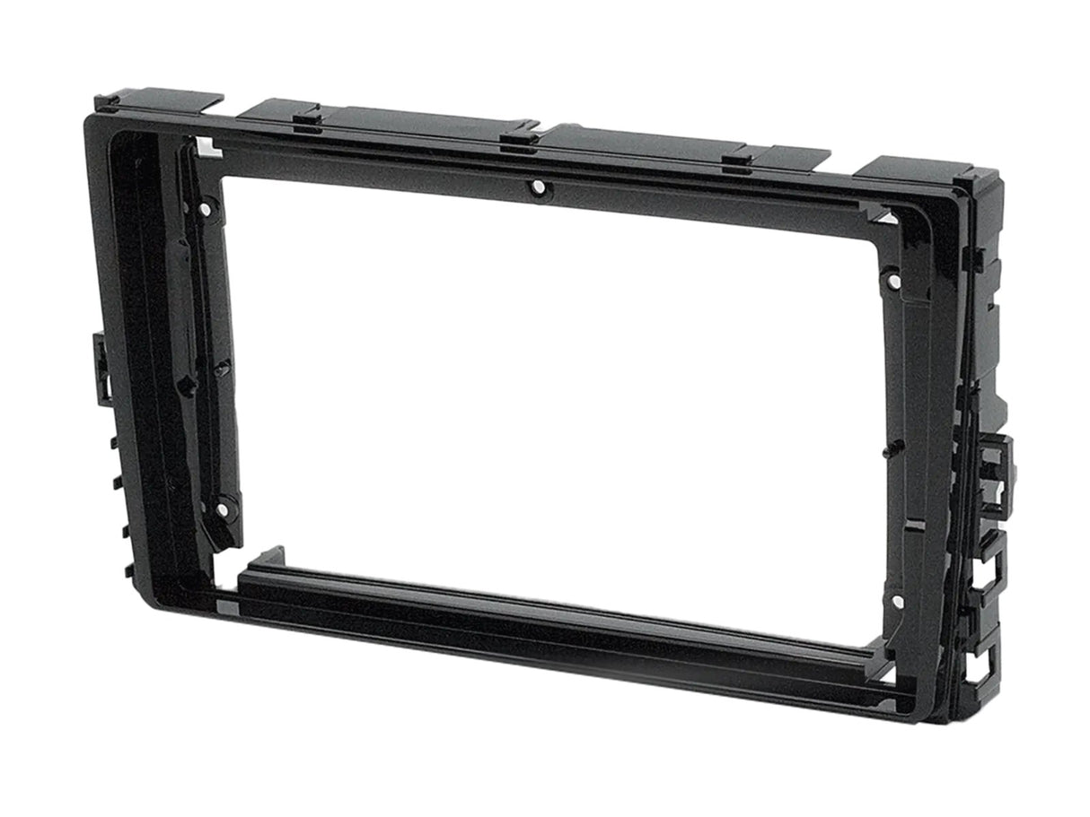 ACV 381320-93-1 9″ facia plate VW different vehicles - Juodas plastiko rėmelis su tvirtinimo detalėmis