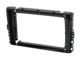 ACV 381320-93-1 9″ facia plate VW different vehicles - Juodas plastiko rėmelis su tvirtinimo detalėmis