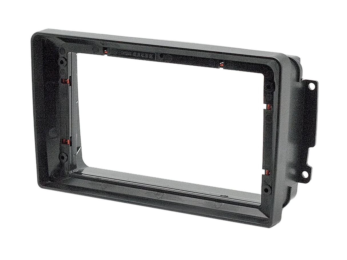 ACV 381190-91-1 facia plate 9″ NON-DIN Mercedes C-Class / G-Class / CLK / Vito 2000 - 2006 - Juodas rėmelis su laikikliais ir tvirtinimo detalėmis