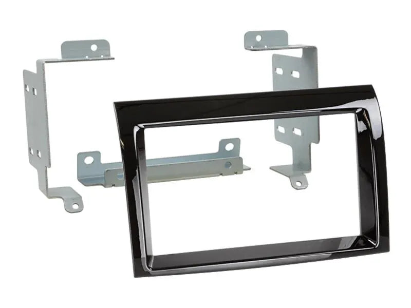 2-DIN montavimo panelė Fiat / Citroen / Peugeot (blizgus juodas)