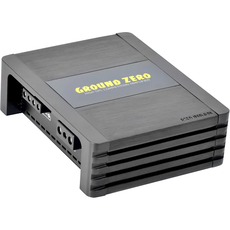 2 kanalų 1 - omo D klasės garso stiprintuvas Ground Zero GZCA 1500.2-D1 SPL, 3000W