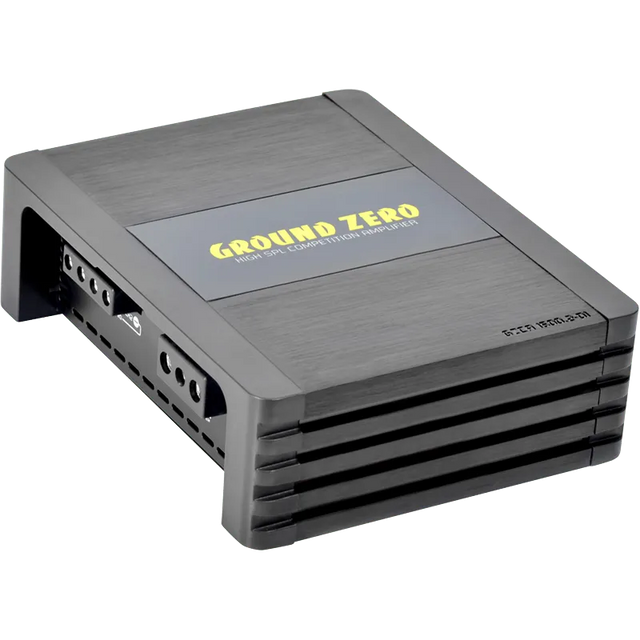 2 kanalų 1 - omo D klasės garso stiprintuvas Ground Zero GZCA 1500.2-D1 SPL, 3000W