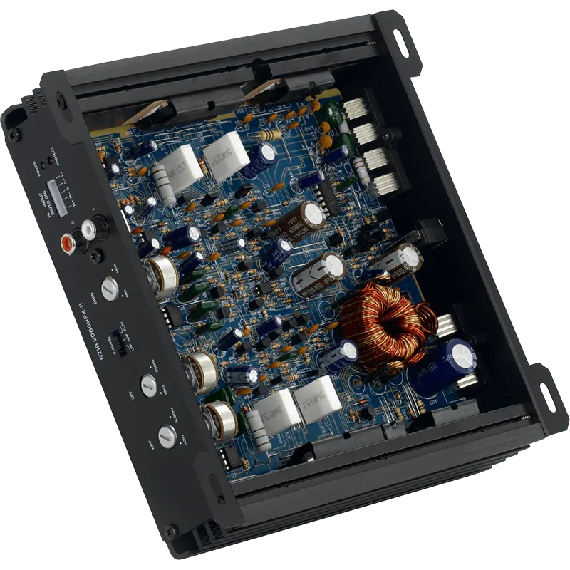 2 kanalų AB klasės garso stiprintuvas Ground Zero GZIA 2080HPX-II, 240W