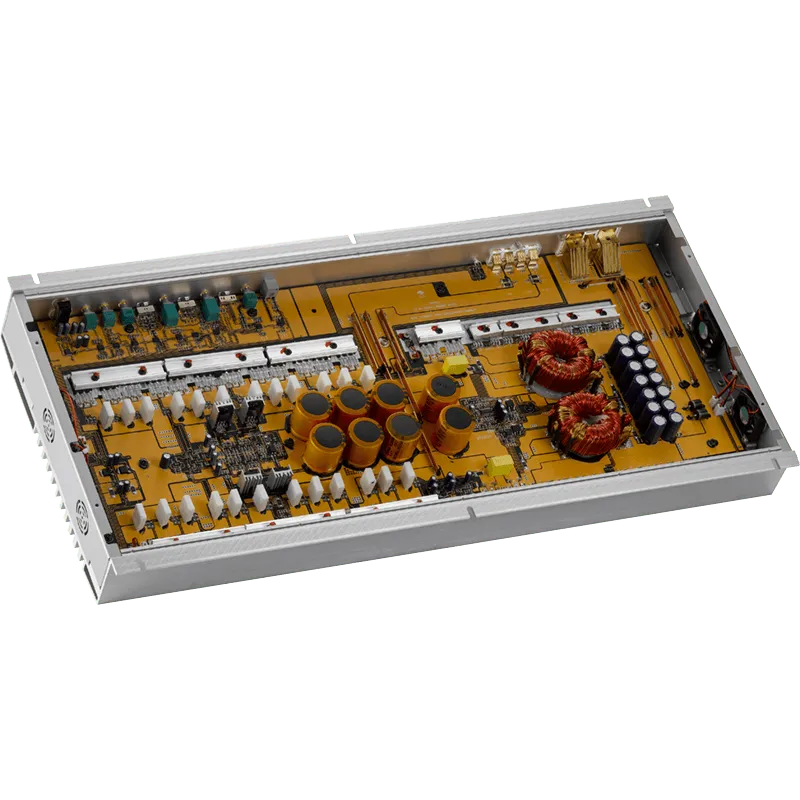 2 kanalų AB klasės garso stiprintuvas Ground Zero GZNA 2850XII, 3000W