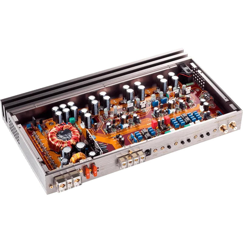 2 kanalų AB klasės garso stiprintuvas Ground Zero GZUA 2.250SQ-PLUS, 1200W