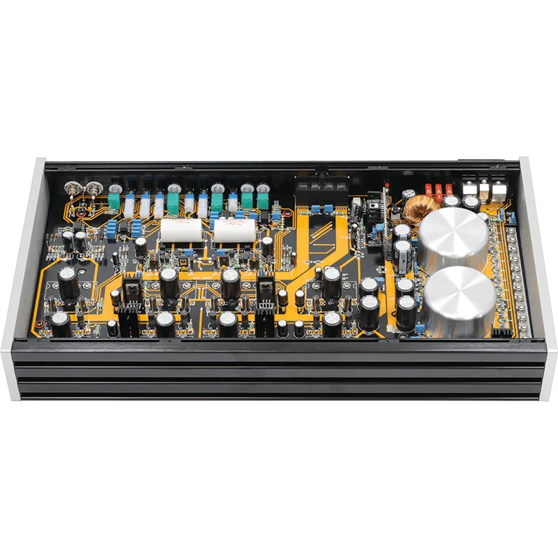 2 kanalų aukštos klasės High-End garso stiprintuvas Ground Zero GZPA 2SQ, 1000W