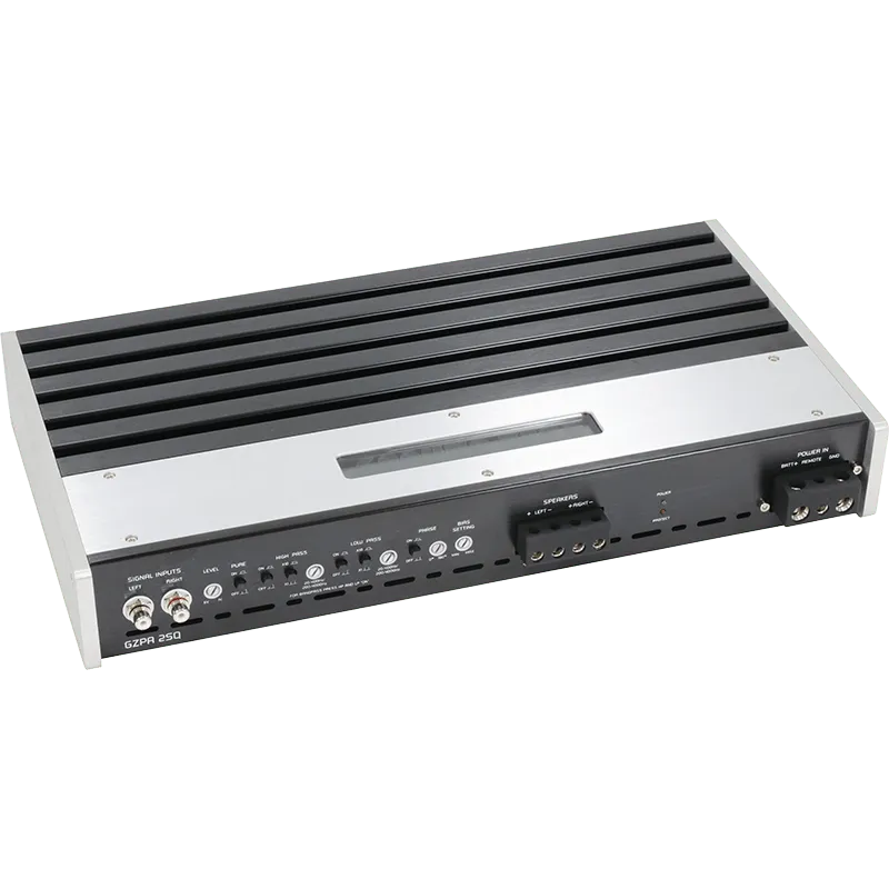 2 kanalų aukštos klasės High-End garso stiprintuvas Ground Zero GZPA 2SQ, 1000W