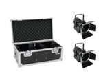 EUROLITE komplektas 2x LED THA-40PC juodas + dėklas