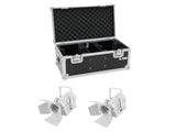 EUROLITE komplektas 2x LED THA-40PC balta + dėklas