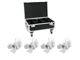 EUROLITE Komplektas 4x LED THA-40PC balta + Krepšys