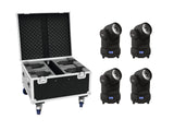 EUROLITE 4x LED TMH-X1 Judantis Galvos Spindulys + Krepšys