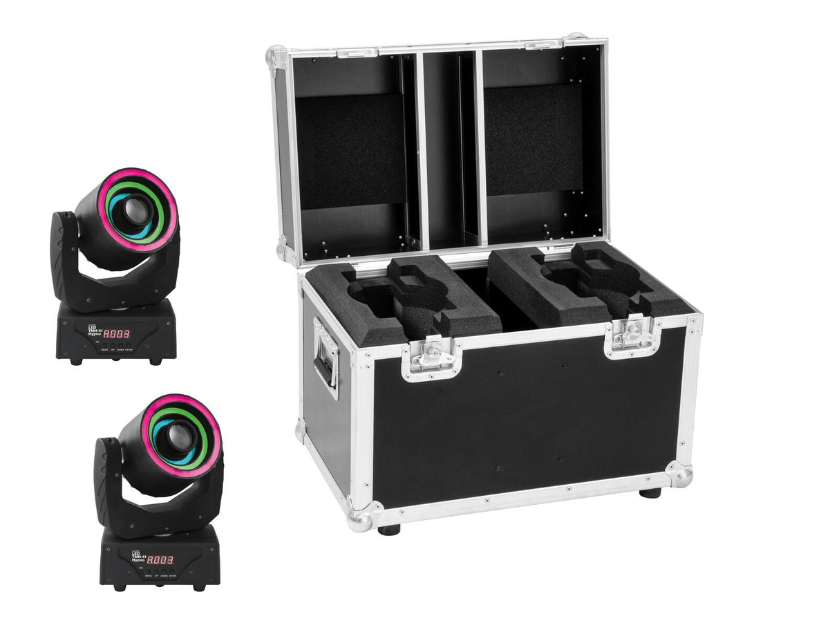 EUROLITE komplektas LED TMH-41 Hypno judantis taškas + dėklas