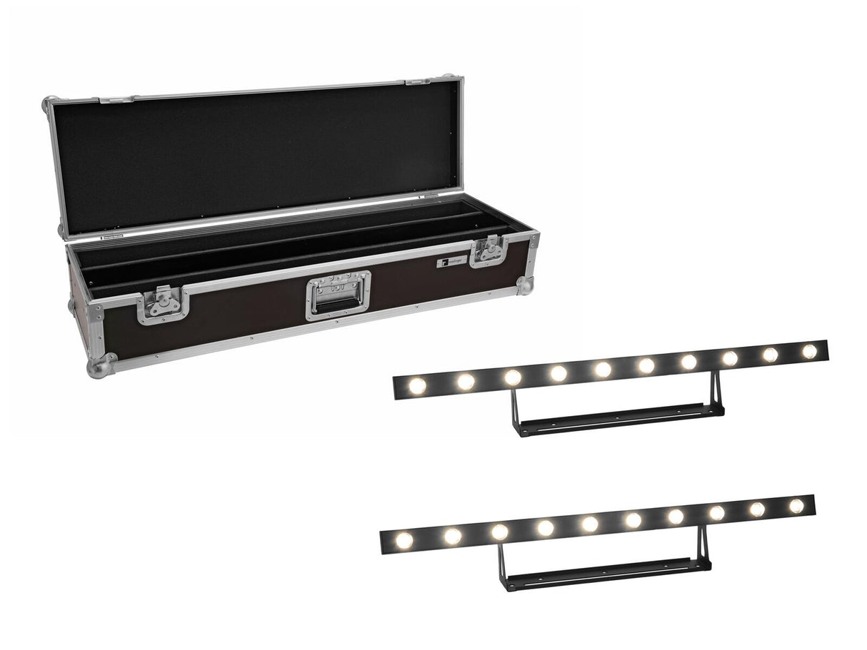 EUROLITE Komplektas 2x LED STP-10 Sunbar 3200K 10x5W Šviesos Juosta + Krepšys