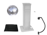 EUROLITE Set veidrodinis rutulys 50cm su sceniniu stovu kintamu + juodas apdangalas