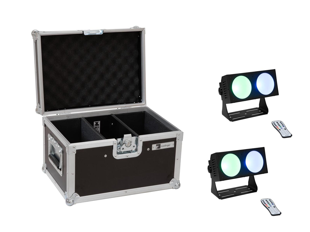 EUROLITE Komplektas 2x LED CBB-2 COB RGB Bar + Krepšys