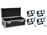 EUROLITE Komplektas 4x LED CBB-2 COB RGB Bar + Krepšys