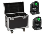 EUROLITE Komplektas 2x LED TMH-B90 + Krepšys su ratais
