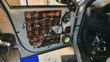Skoda Kodiaq, garso aparatūros montavimas, subvuferio gamyba, dalinė garso izoliacija