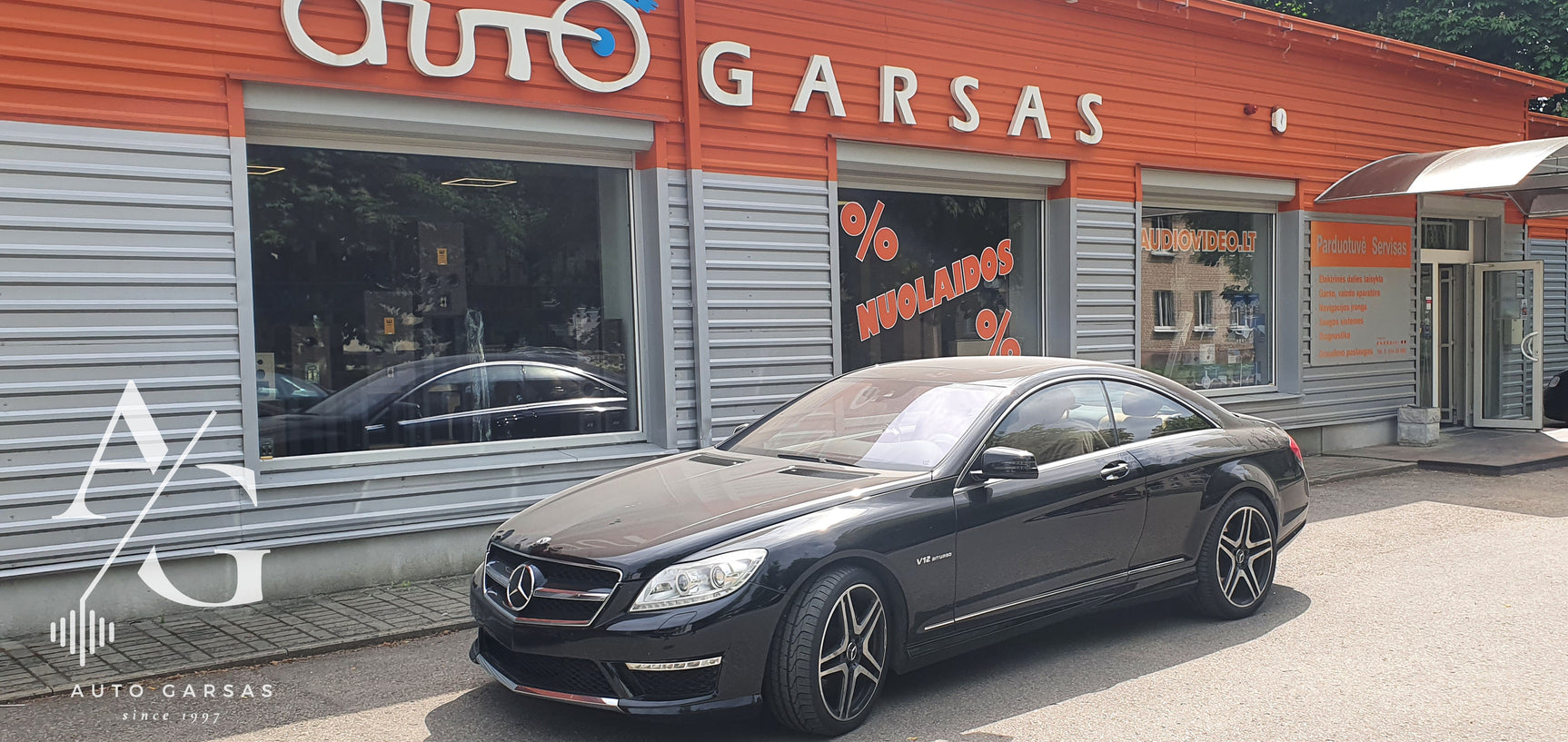 Mercedes-Benz CL 65 AMG - garso aparatūra