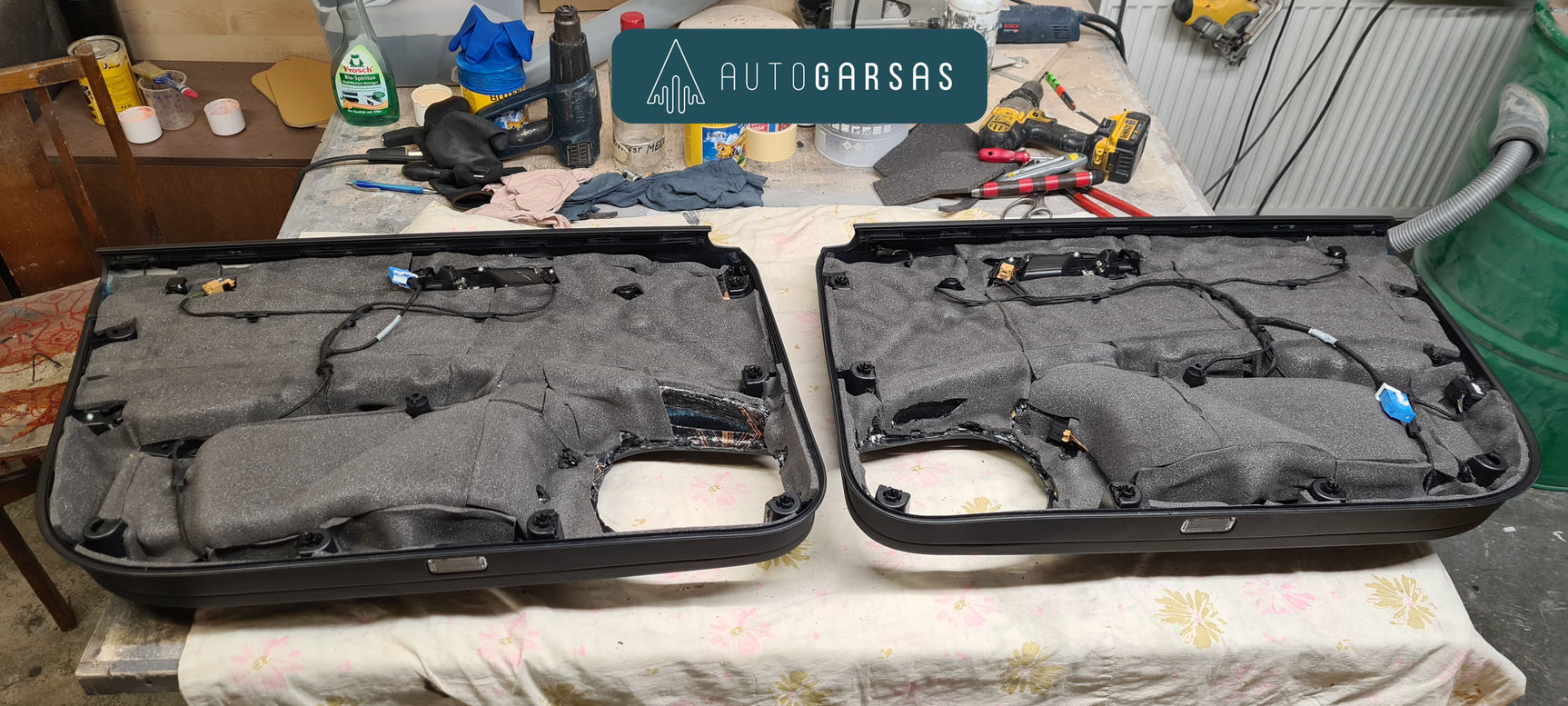 Audi A4 durų garso izoliacija | Autogarsas.lt