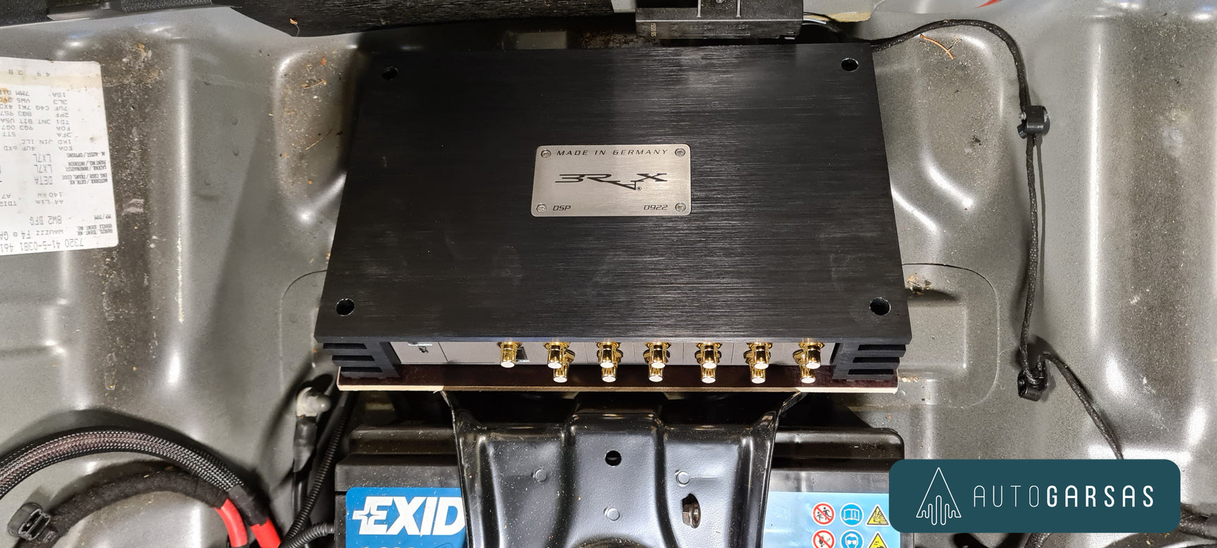 Audi A4 montuojamas BRAX DSP garso procesorius | Autogarsas.lt