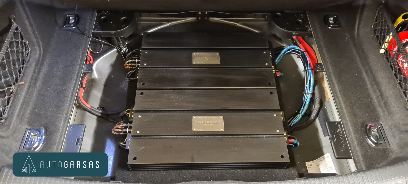 Audi A4 sumontuoti BRAX stiprintuvai | Autogarsas.lt