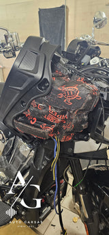 Indian motociklas, garso aparatūra 2025m