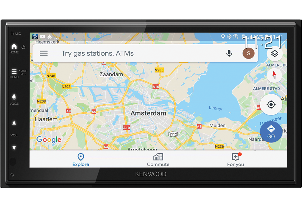 Kenwood DMX-6523DSM, 6.8" automobilinė multimedija su Apple CarPlay ir DAB+