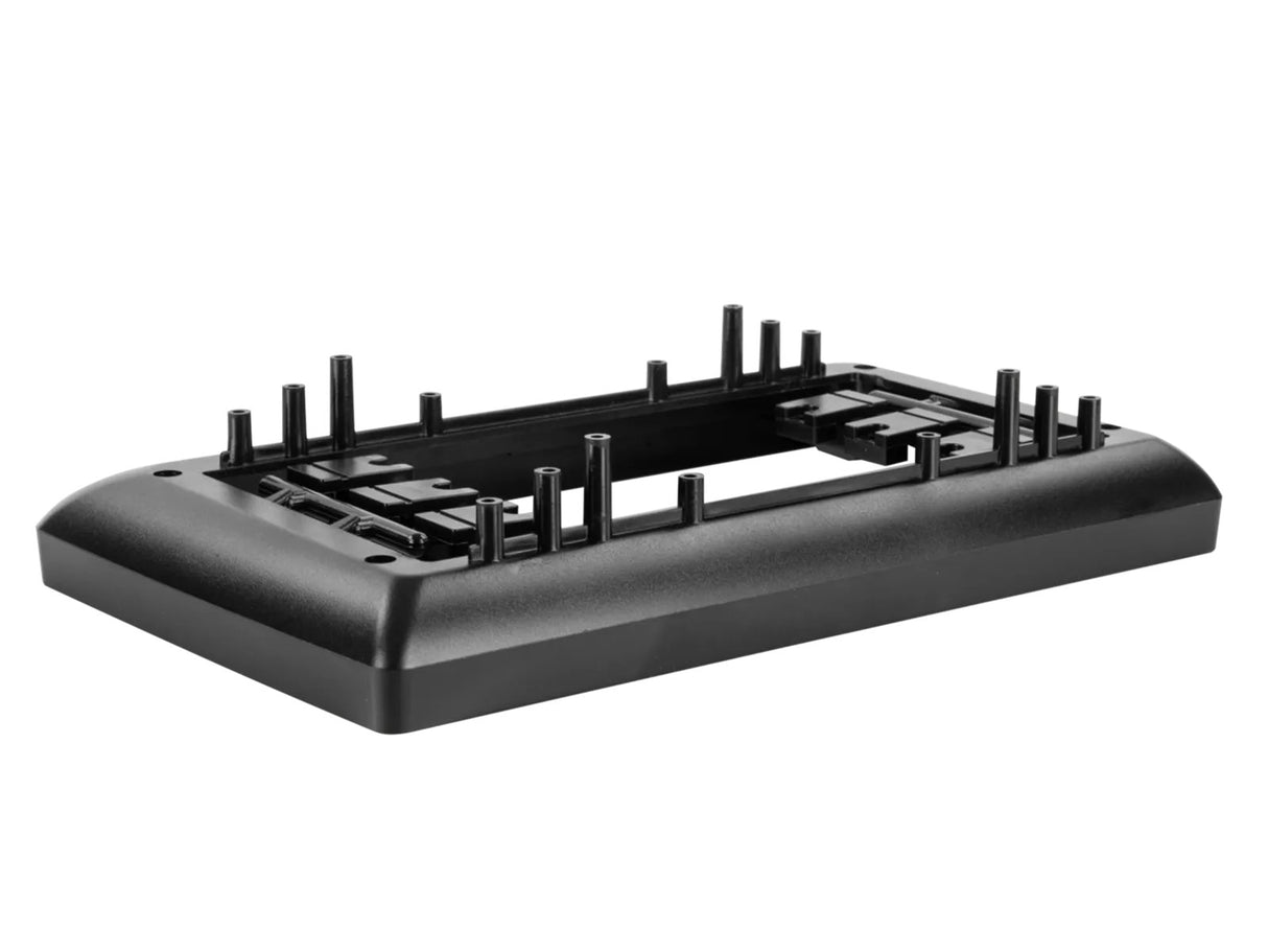 ACV 271000-43 universal facia plate 2-DIN To 9″ NON-DIN - Juodas plastiko rėmelis su smeigėmis