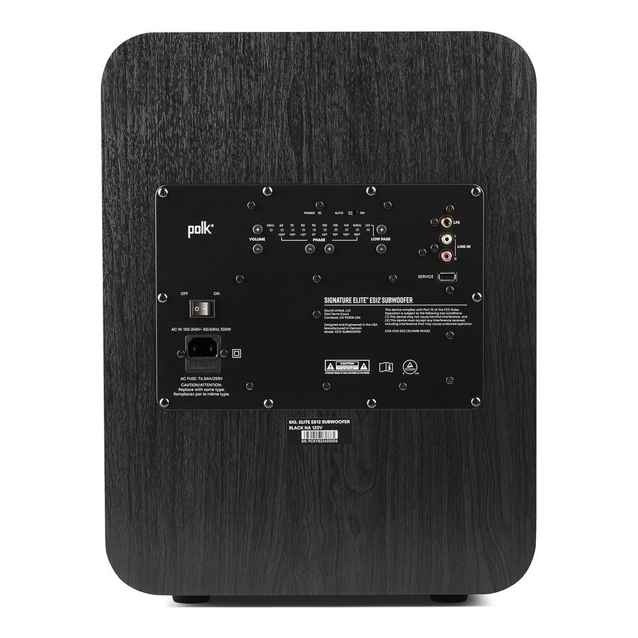 Polk Audio Signature Elite ES12, žemų dažnių kolonėlė