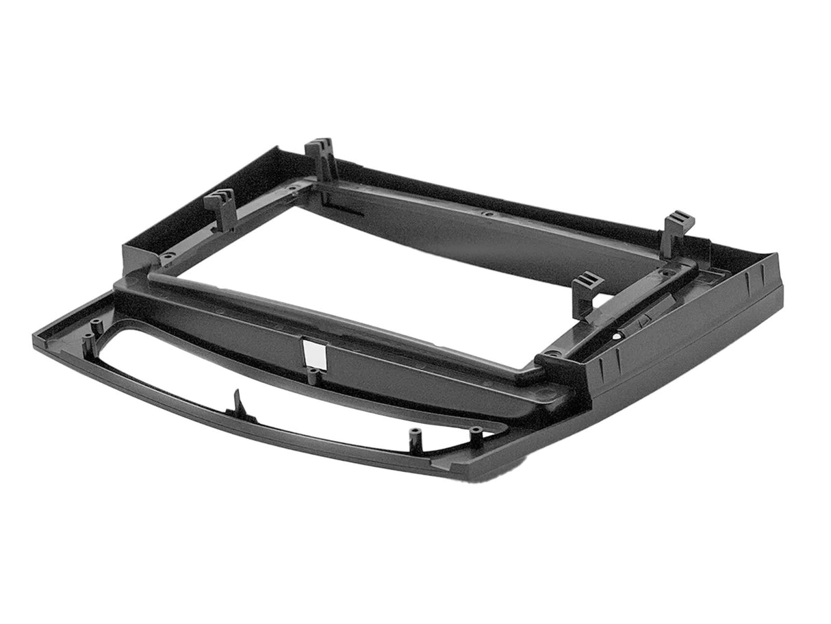ACV 381190-95-1 facia plate 9″ NON-DIN Mercedes CLS / E-Class 2002 - 2014 - Juodas plastiko rėmas su išpjova apačioje