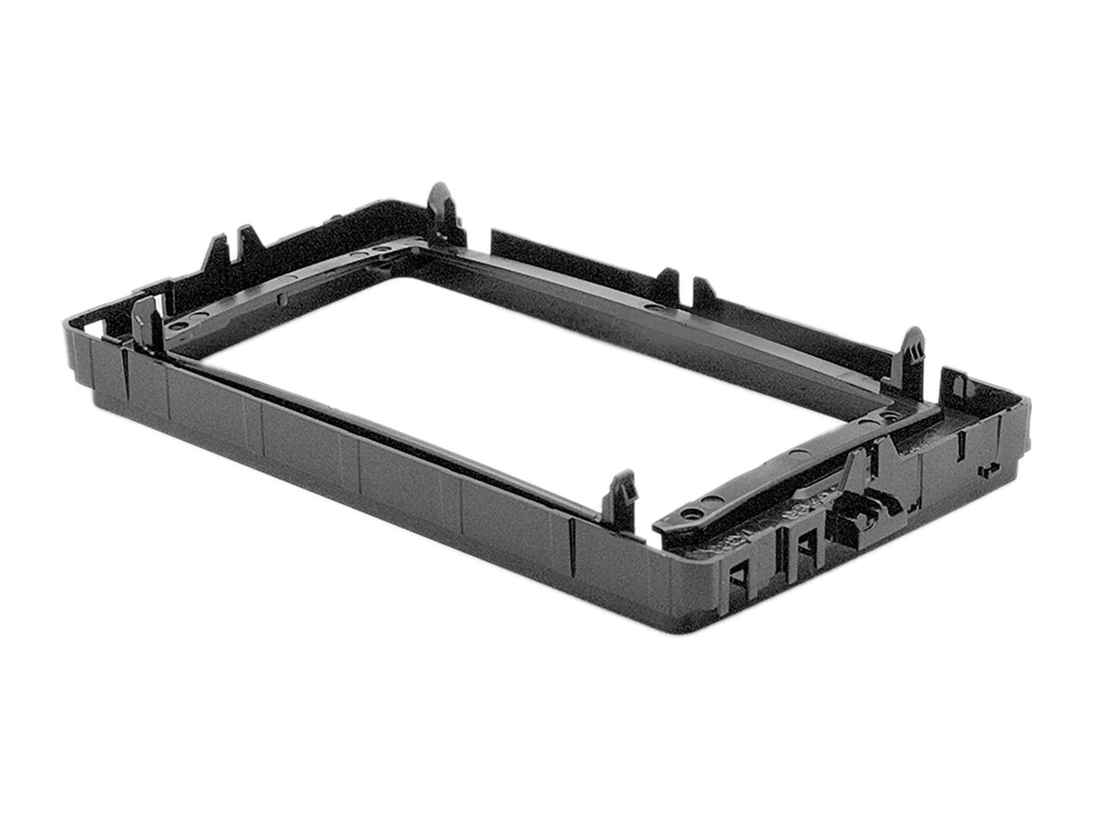 ACV 381320-93-1 9″ facia plate VW different vehicles - Juodas plastiko rėmelis su tvirtinimais